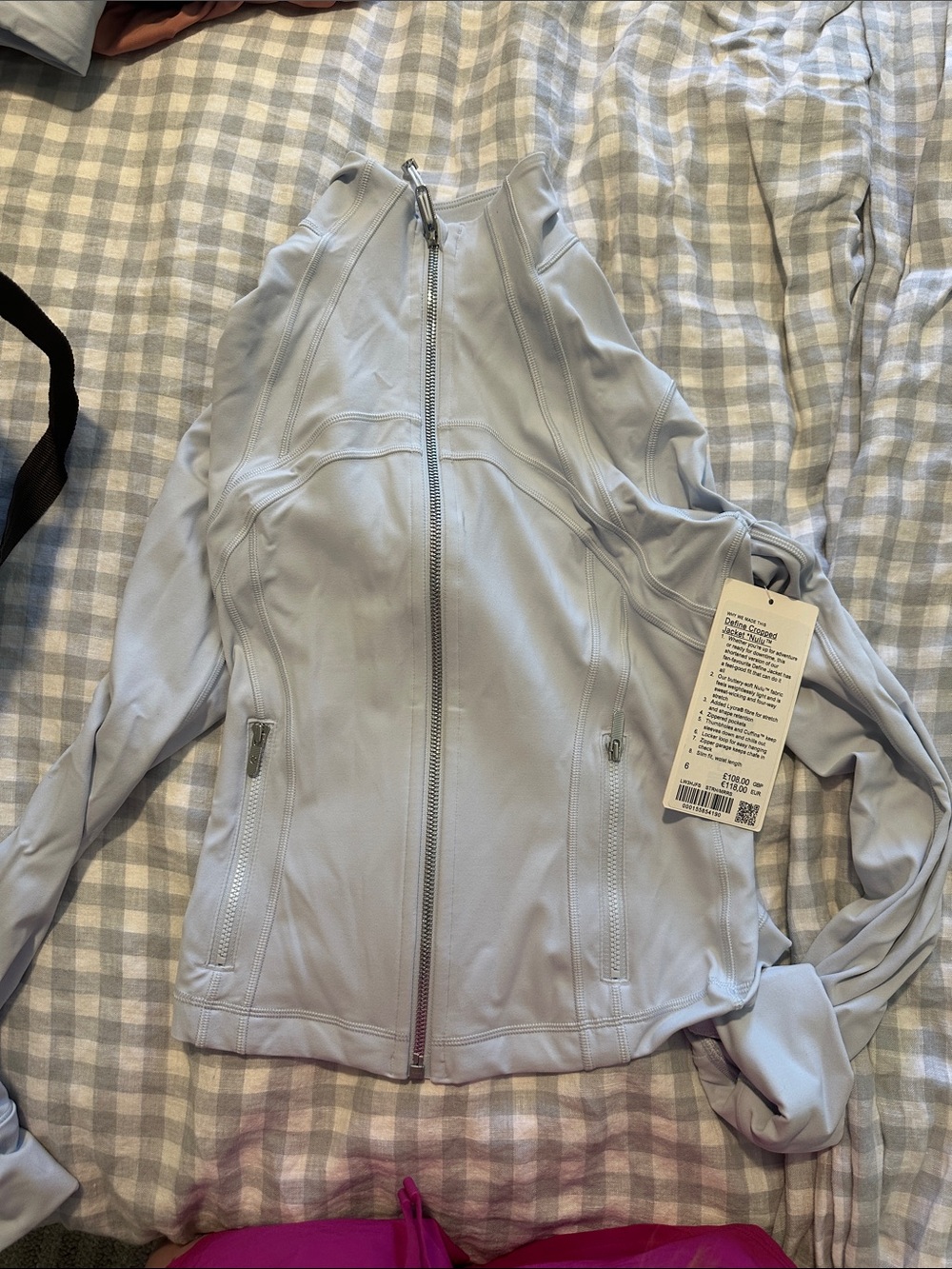 Starchblue Lululemon Cropped Define Jacket Women’s Zip-Up Jacket Nwt
